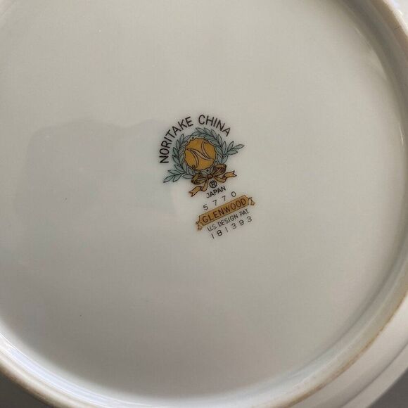 Vintage Noritake China 5770 Glenwood French Country Round Vegetable Serving Bowl - Picture 5 of 6